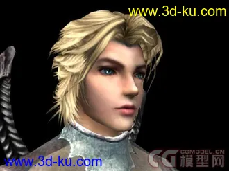 3D打印模型双剑男子战士的图片