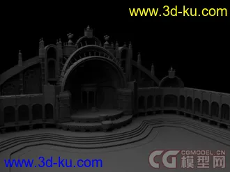 3D打印模型一个祭祀广场吧的图片