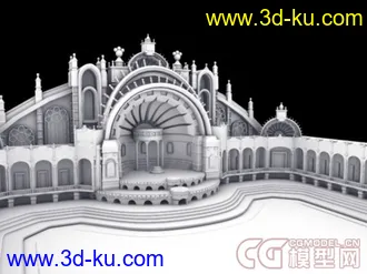 3D打印模型一个祭祀广场吧的图片