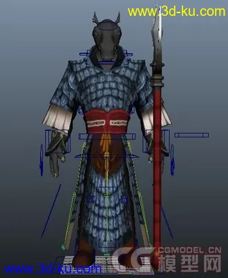 3D打印模型马面的图片