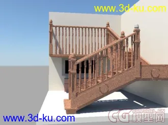 3D打印模型楼梯的图片