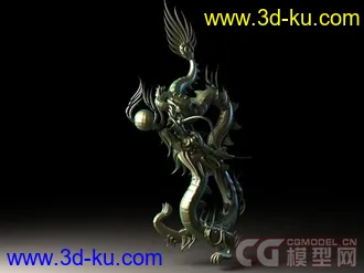 四个青铜模型一个包的图片