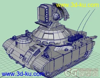 3D打印模型光棱坦克的图片