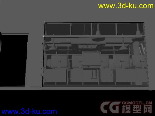 闲得慌做了个简单的多媒体教室模型的图片1