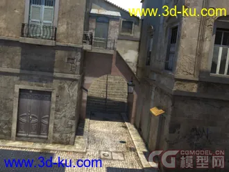 比较完整的静帧室外场景模型Lighting La Ruelle - Maya + Mental Ray的图片