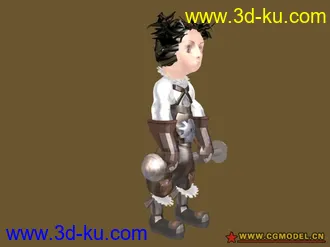 3D打印模型小女孩的图片