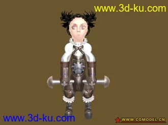 3D打印模型小女孩的图片