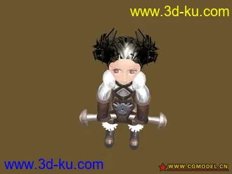 3D打印模型小女孩的图片
