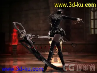 3D打印模型洛奇女妖合集（酷）+武器+贴图！的图片