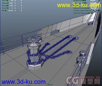 3D打印模型别佳级维护舰，无聊做的。细节都有的图片