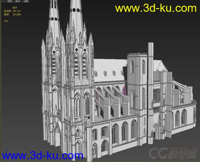 中世纪教堂模型的图片4