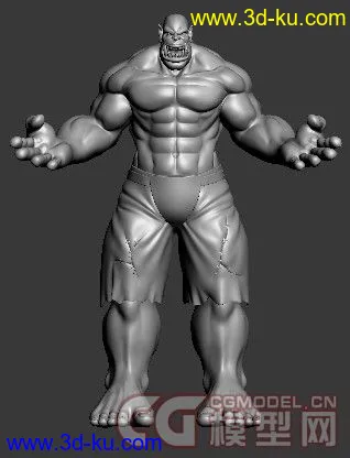 3D打印模型彪悍一点的角色的图片