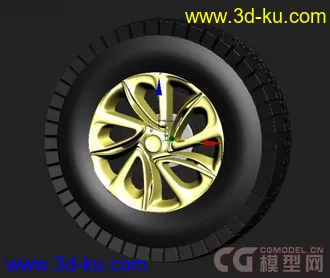 3D打印模型看到图片随手做的轮胎的图片