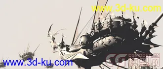 CG模型网首发一个某游戏插画壁纸模型（申精）贴图模型齐全的图片