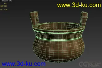 3D打印模型自己做的古鼎的图片