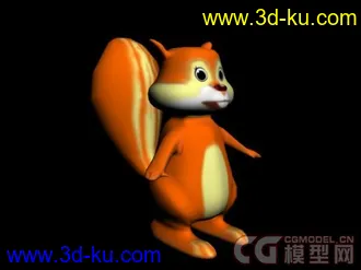 3D打印模型卡通松鼠的图片