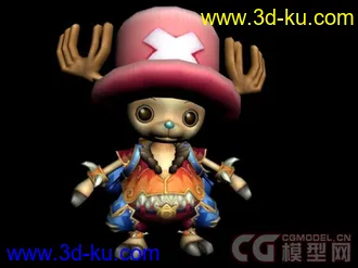 3D打印模型海贼王的一组人物的图片