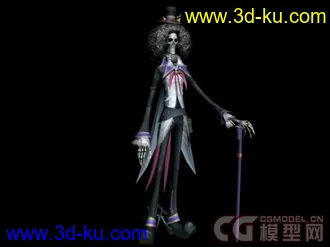 3D打印模型海贼王的一组人物的图片