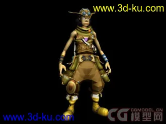 3D打印模型海贼王的一组人物的图片