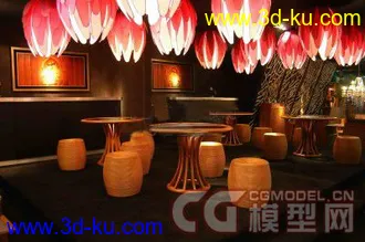 3D打印模型花吊灯的图片