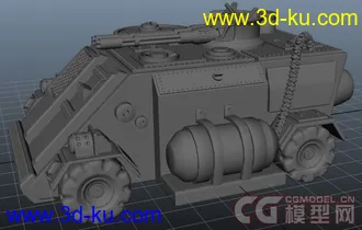 3D打印模型自己做的装甲车、坦克的图片