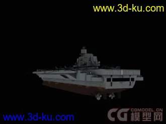 CG模型网首发 瓦良格 3Dsmax模型 分享学习的图片