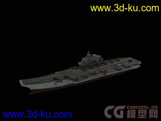 CG模型网首发 瓦良格 3Dsmax模型 分享学习的图片