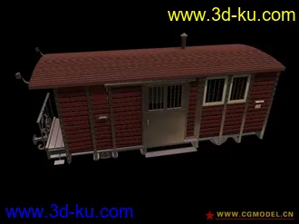 老式火车车厢模型的图片