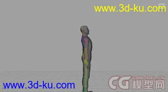 3D打印模型第一次完成骨骼创建的图片