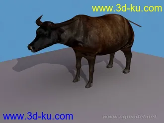 3D打印模型水牛的图片