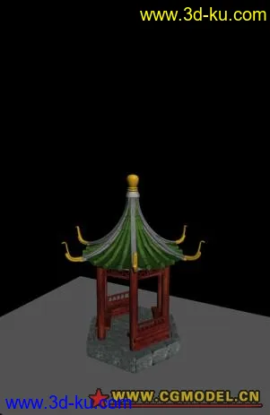 3D打印模型亭子的图片
