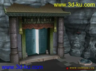 3D打印模型墨香场景系列之莫高窟一楼的图片