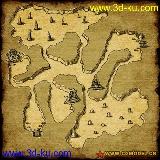 3D打印模型墨香场景系列之莫高窟一楼的图片