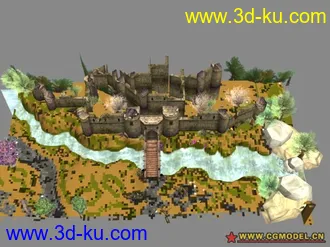 3D打印模型墨香场景系列之中央平原的图片