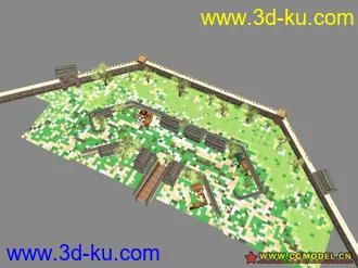 3D打印模型墨香场景系列之北京的图片