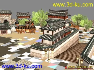 3D打印模型墨香场景系列之北京的图片