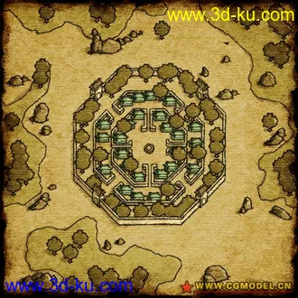 3D打印模型墨香场景系列之北京的图片