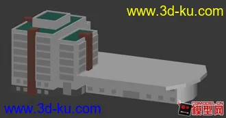 3D打印模型复旦大学逸夫科技二楼的图片
