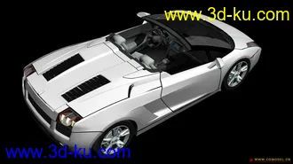 3D打印模型Lamborghini Spyder的图片
