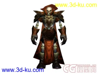 3D打印模型骨将军 带骨骼 带贴图 max2010的图片