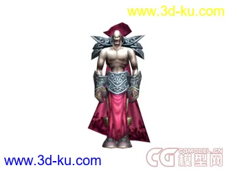 3D打印模型魔神 带骨骼 带贴图 max2010的图片