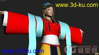 3D打印模型仕女的图片