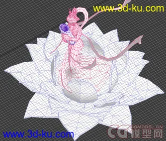3D打印模型河女石像的图片