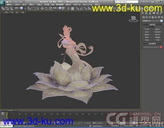 3D打印模型河女石像的图片