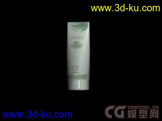 洗面奶 化妆品模型下载的图片