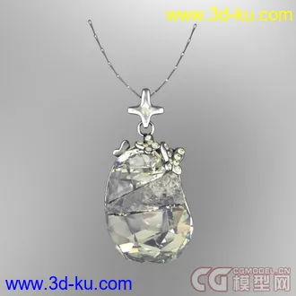 钻石 水晶 吊坠 饰品 模型下载的图片