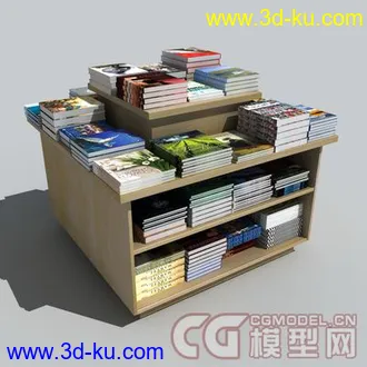3D打印模型Digitalxmodels_Vol.07_Bookstore（书店合集）的图片