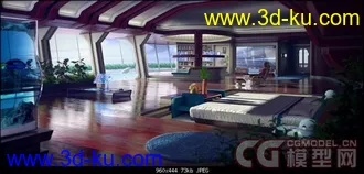 3D打印模型Evermotion.sci-fi.Interior(科幻室内场景文件)的图片