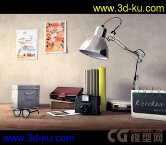 3D打印模型书桌的图片