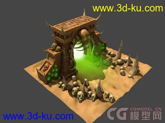 3D打印模型场景的图片